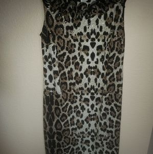 Leopard/cheetah dress, sequined